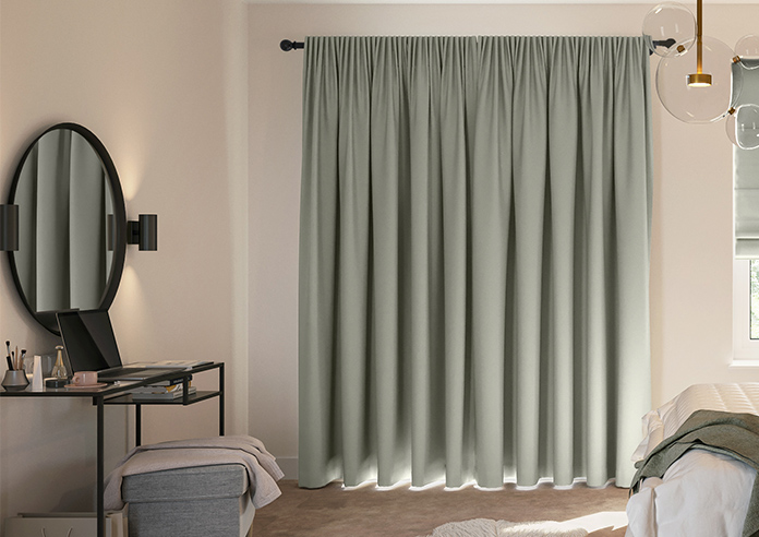 Kyoto Faux Silk, Greige - Made to Measure Curtains - Image 7